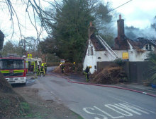On Wednesday 1st April at 5:45pm the Andover Rapid relief Team were called by Hampshire fire and rescue.