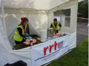 RRT Tent at the ready