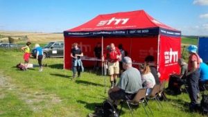 The RRT tent – a refreshing sight for the determined walkers