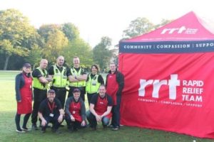Derbyshire Police with some of the night-shift RRT team early Friday 9th October